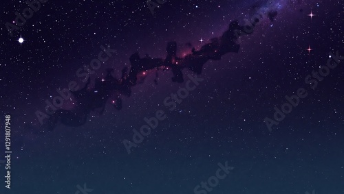 Cosmic Nebula in Deep Space. Galaxy in space.