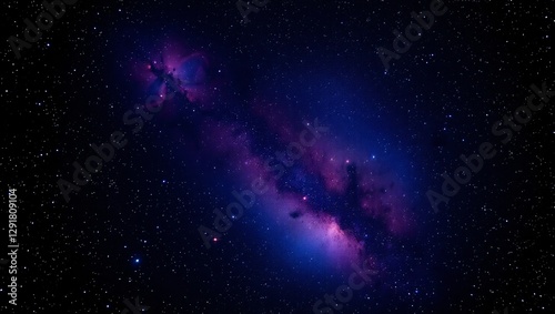 Stunning Deep Space Nebula: A Glowing Cosmic Phenomenon. cosmic background
