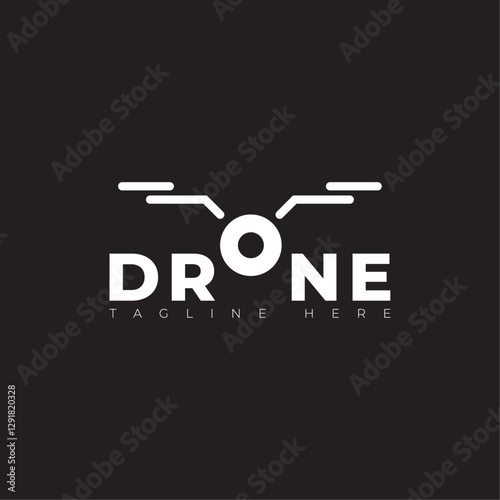 Illustration graphic vector future of drone technology logo design template