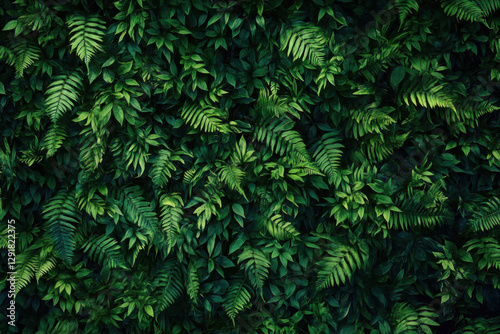 leafy green fern background
