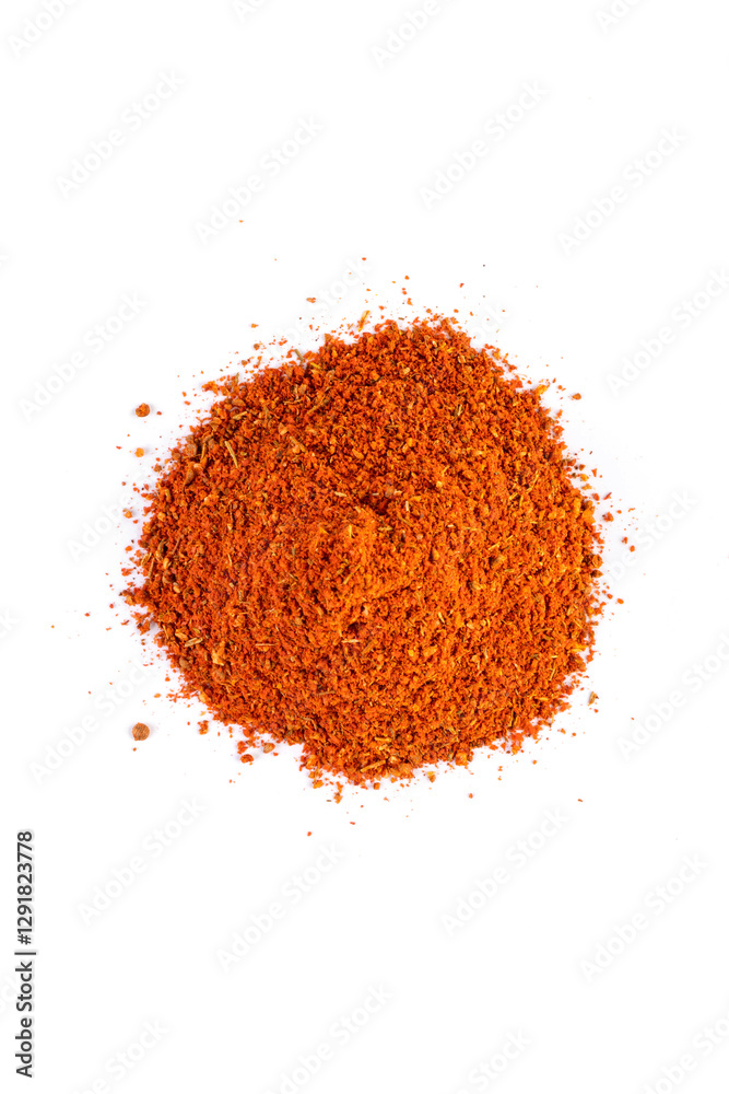 East spices and seasoningsisolated on a white background. Pile East spices and seasoningsisolated on a white background. Pile