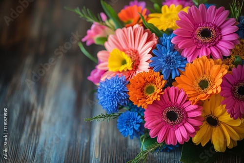 Colorful Assortment of Fresh Flowers in a Vibrant Floral Shop During Daytime