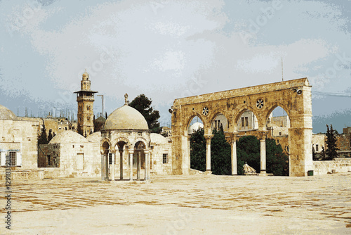 ISRAELEXPLANADA.ai ANTIGUO RETRO ANTIGUEDADES MILENARIO CONSTRUCCIÓN JERUSALEN