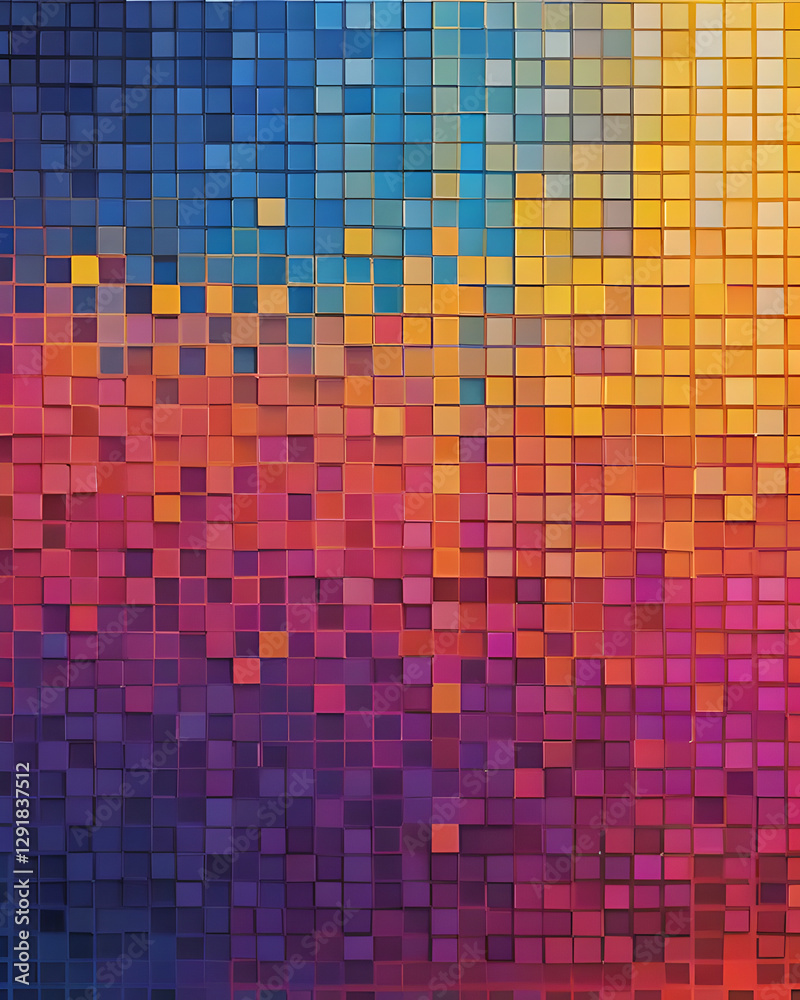 Abstract Coloured Squares background Abstract Coloured Squares background