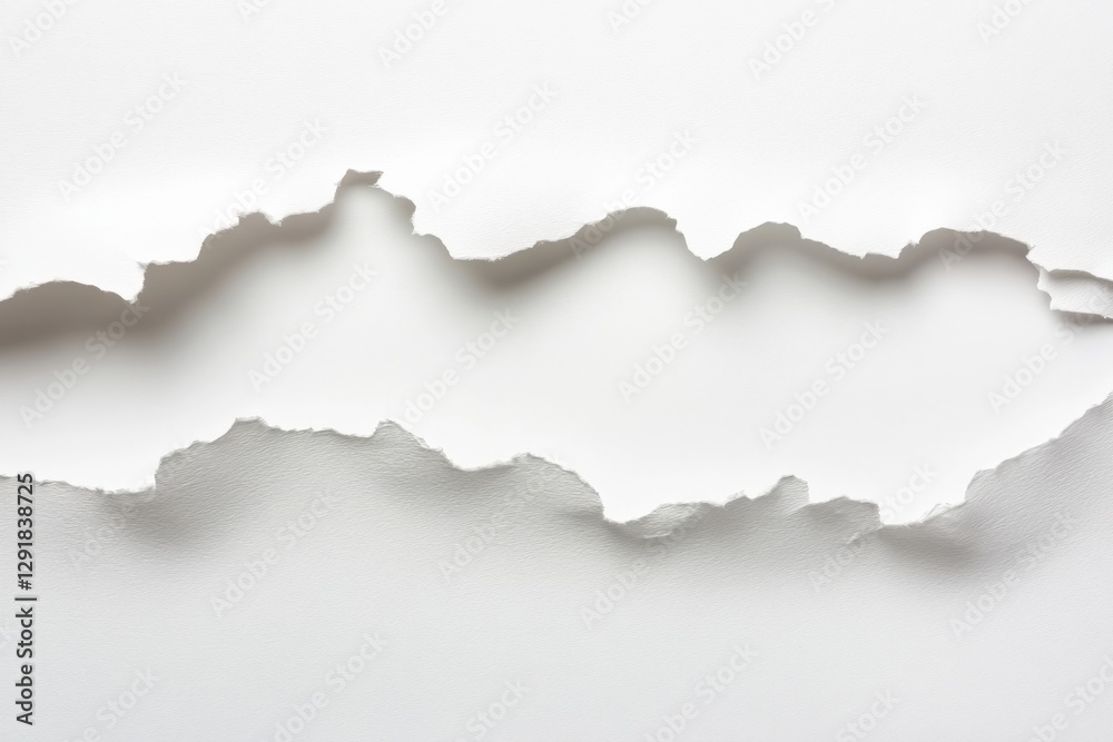 torn White Paper Texture Background torn White Paper Texture Background