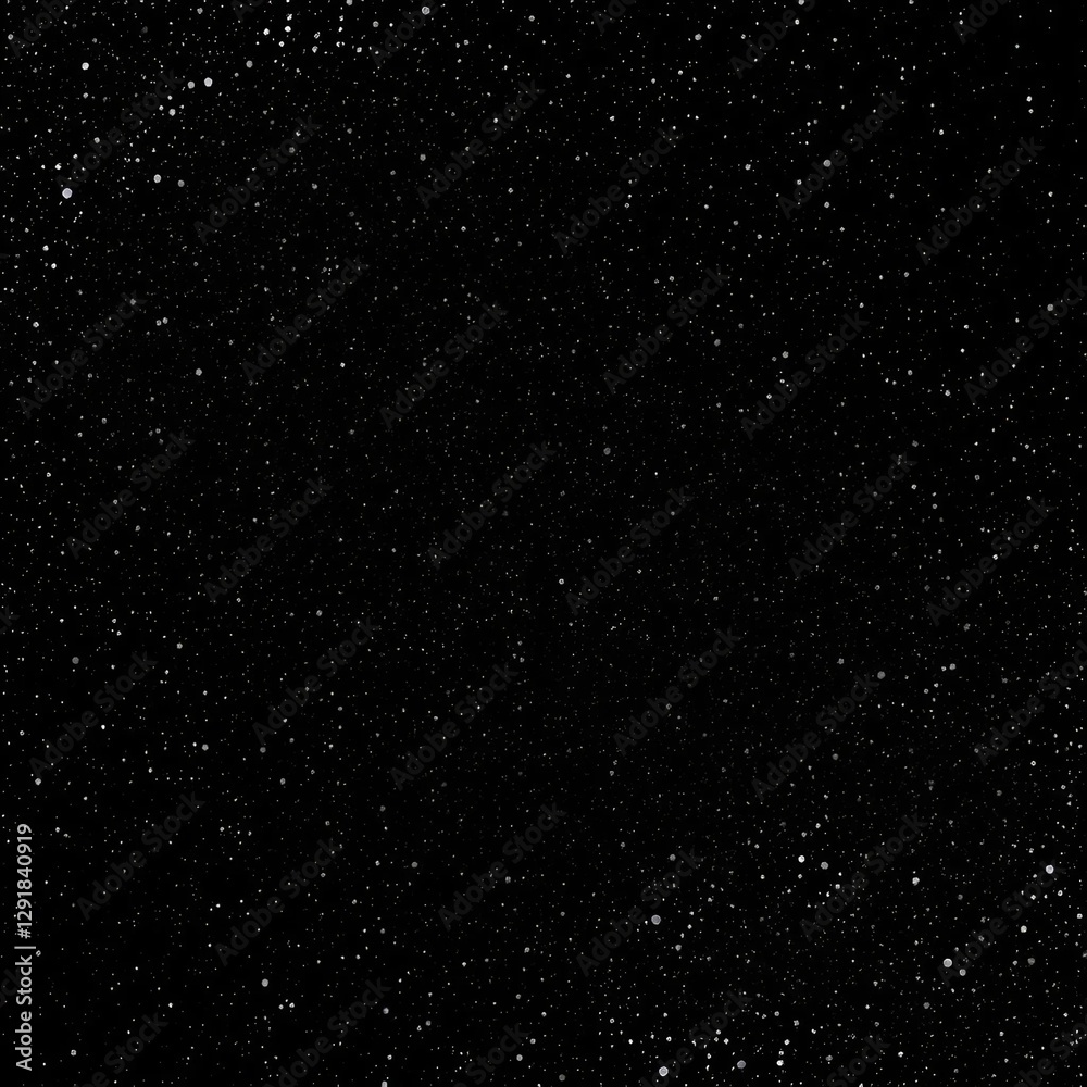 Fototapeta premium Black background with white elements (imitation of night sky with stars)