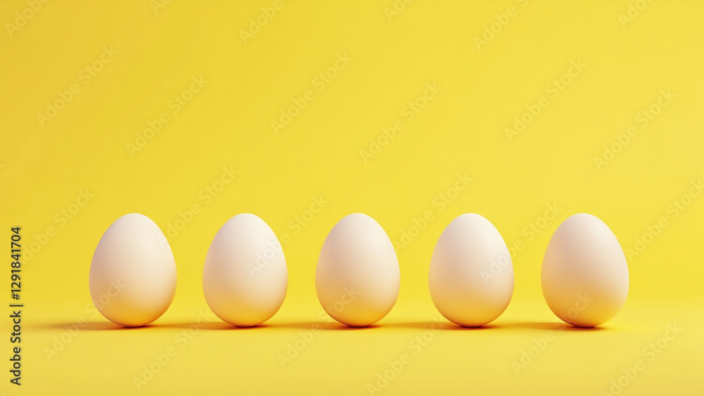 eggs move one one yellow easter theme stop motion animation eggs move one one yellow easter theme stop motion animation