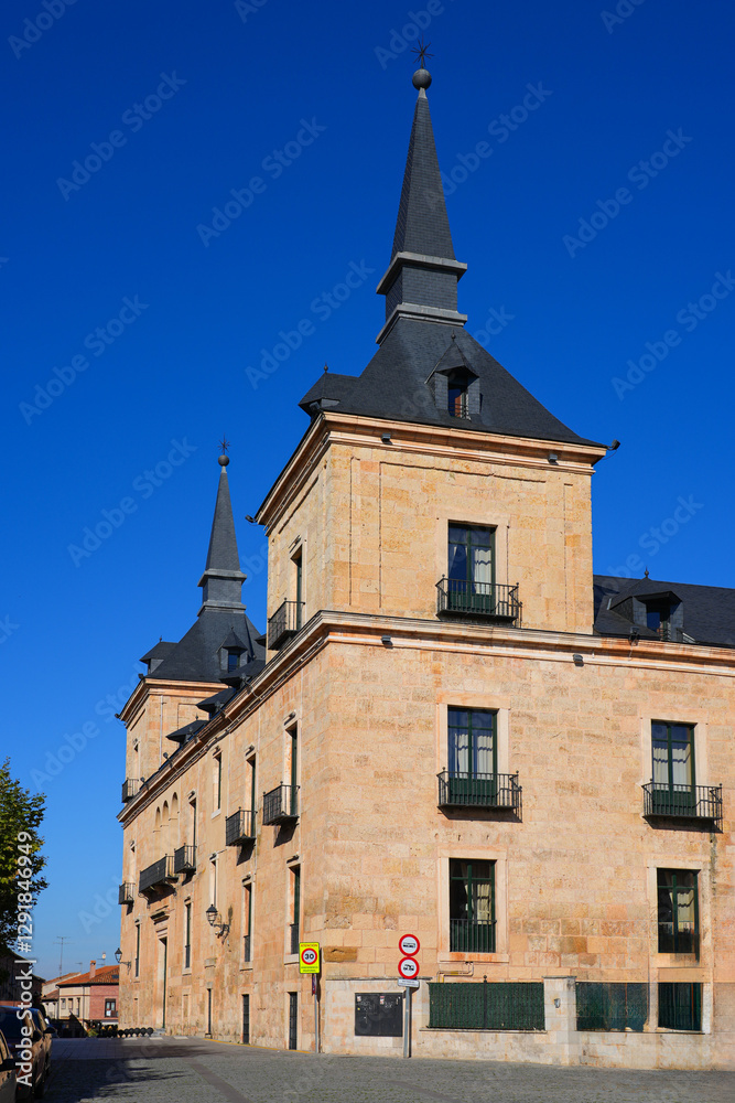Obraz premium Ducal Palace of Lerma housing a parador in the province of Burgos in Castile and León, Spain