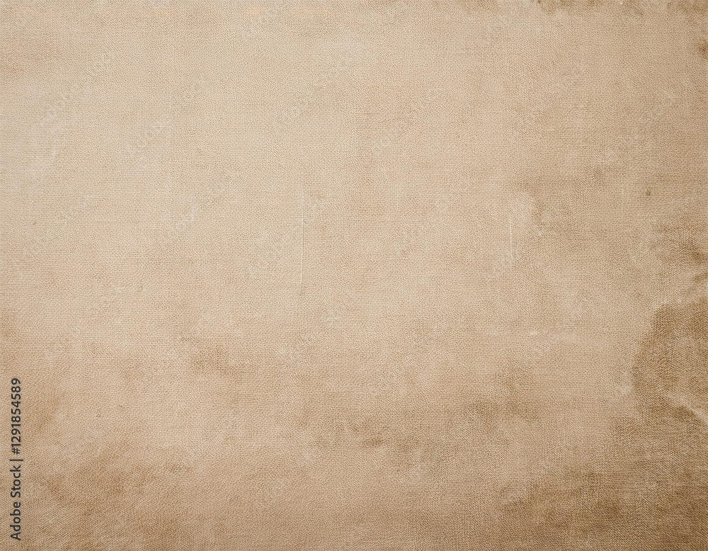 Fototapeta premium a rough beige paper texture with a vintage grunge like design featuring a textured old surface with a canvas and fabric feel texture blank with copy space for text