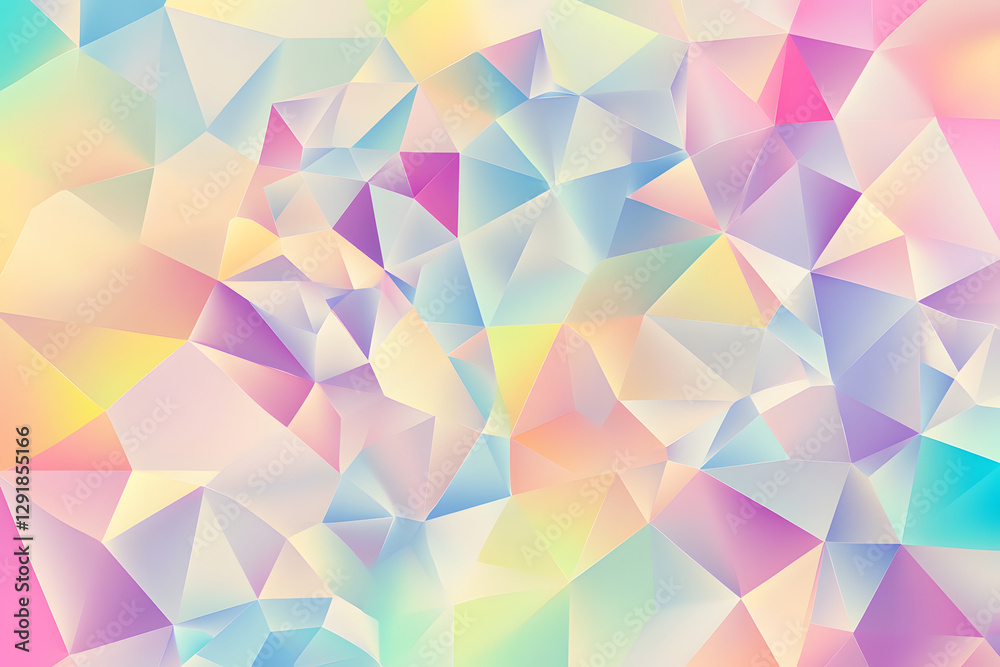 Fototapeta premium Holographic Abstract Background, pastel rainbow colors, grainy gradient, seamless pattern