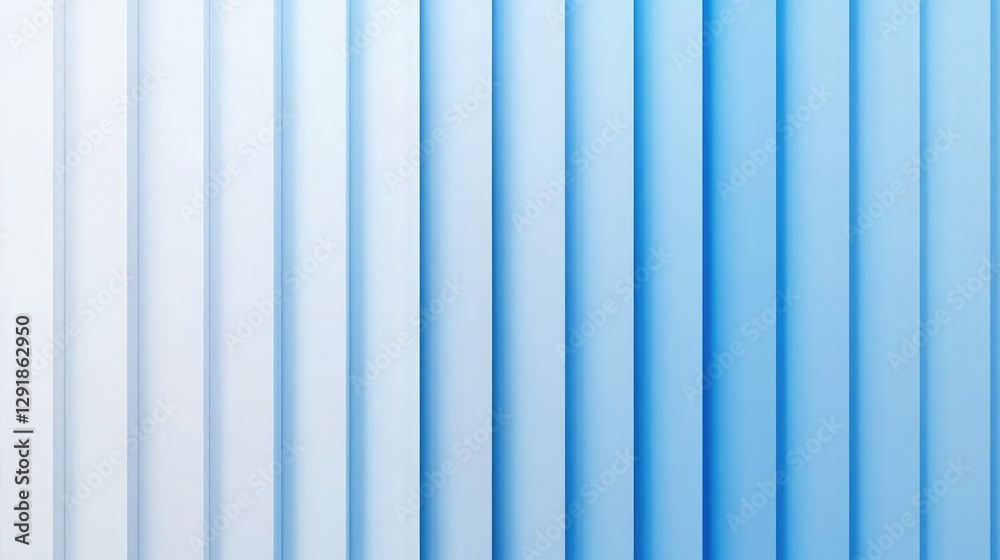Obraz premium Gradient Blue Vertical Lines Creating a Modern and Minimalist Abstract Background