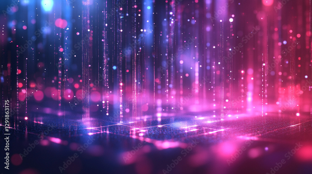 Futuristic digital interface with artificial intelligence hologram, symbolizing technology, virtual data, and network innovation. A modern abstract background depicting cyberspace and future communica Futuristic digital interface with artificial intelligence hologram, symbolizing technology, virtual data, and network innovation. A modern abstract background depicting cyberspace and future communica