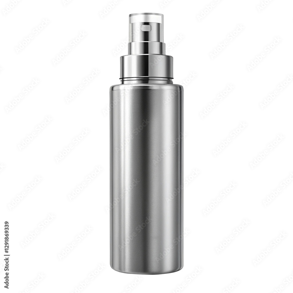 silver flask isolated on white silver flask isolated on white