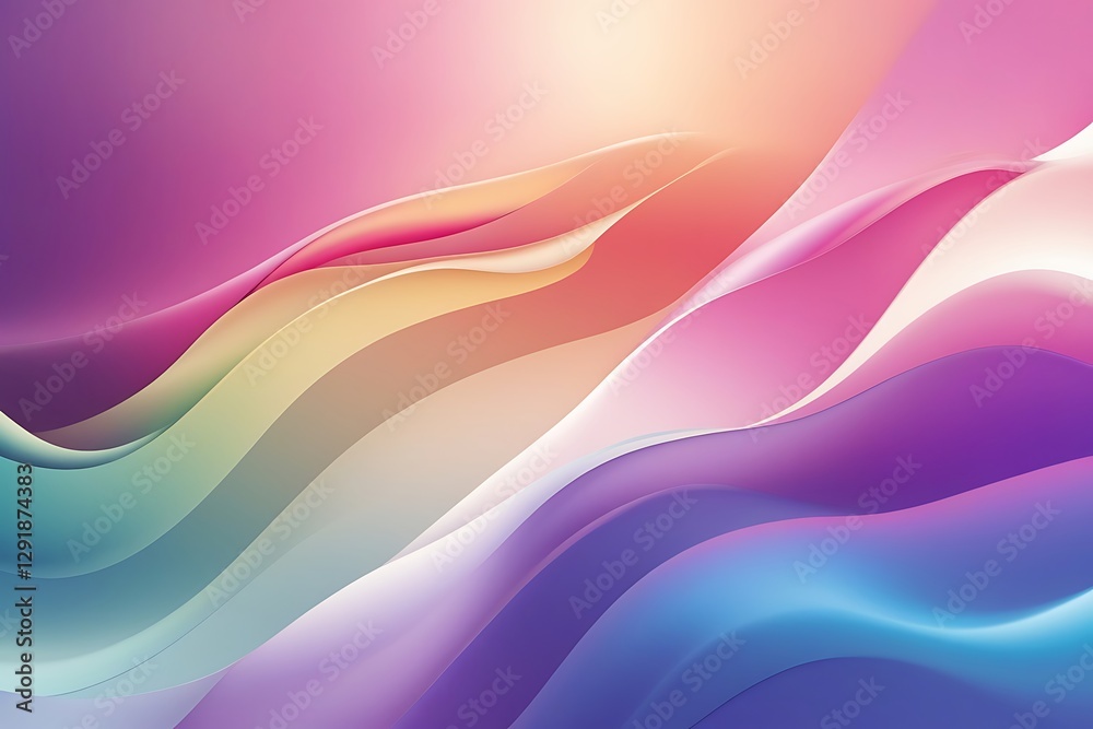 Vibrant abstract gradient background with smooth color transitions in blue purple orange ideal for digital artwork presentations wallpapers branding and graphic design projects