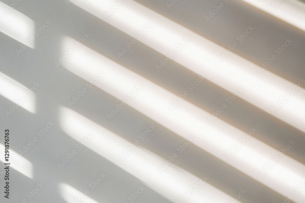 Obraz premium Light and Shadow on a White Wall