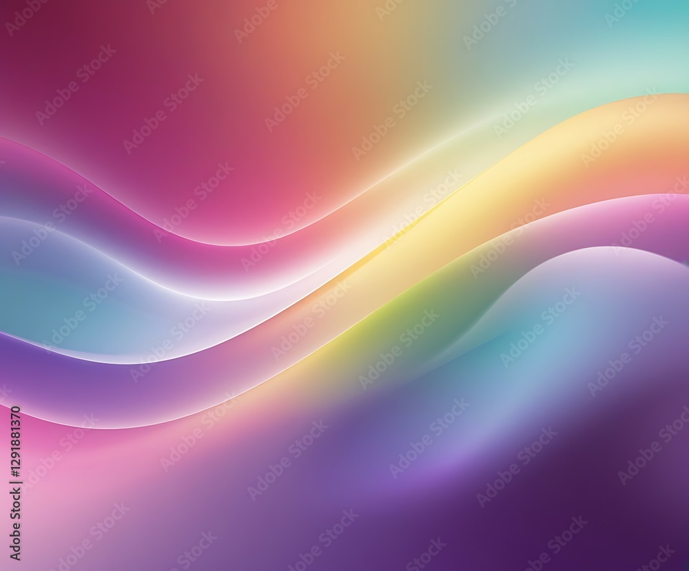 Obraz premium Colorful fluid gradient background with elegant curves and deep hues perfect for modern website design branding advertising digital media and professional creative projects