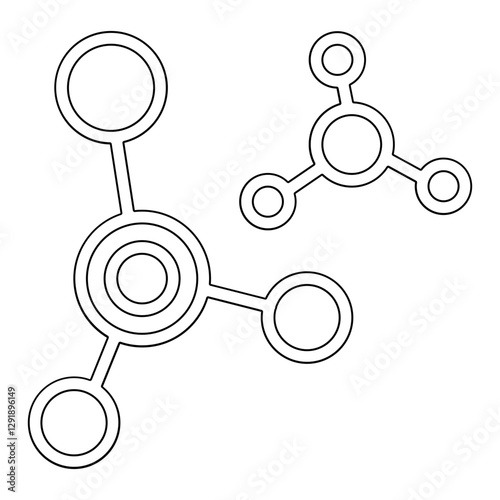 Virus, bacteria icon in line style