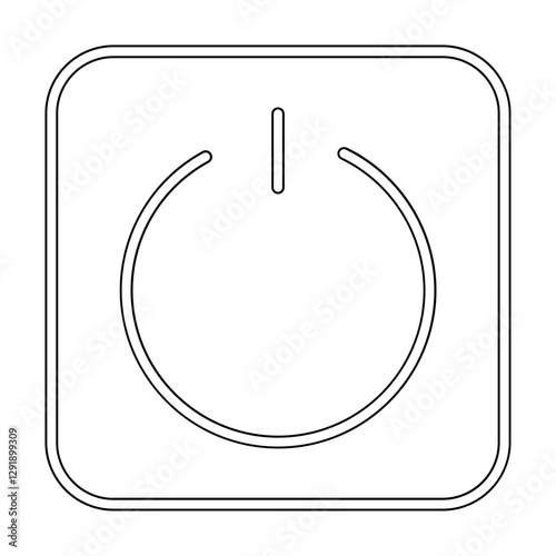 Switch icon in line style