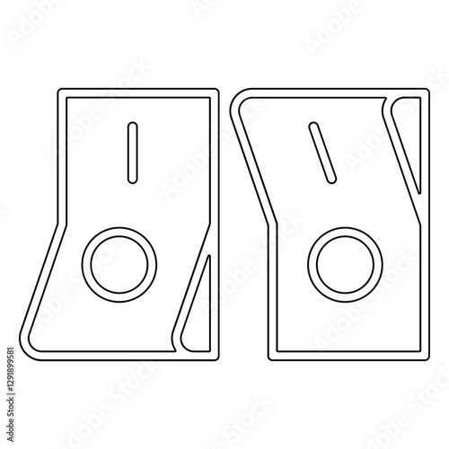 Switch icon in line style