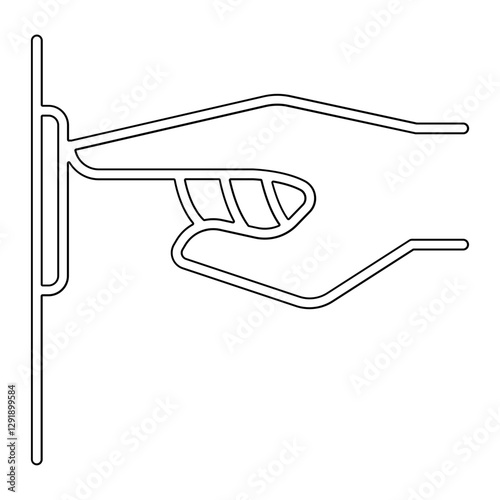 Switch icon in line style