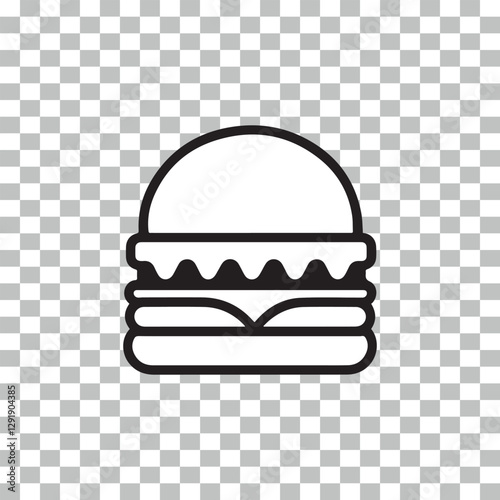 vector illustration of a burger