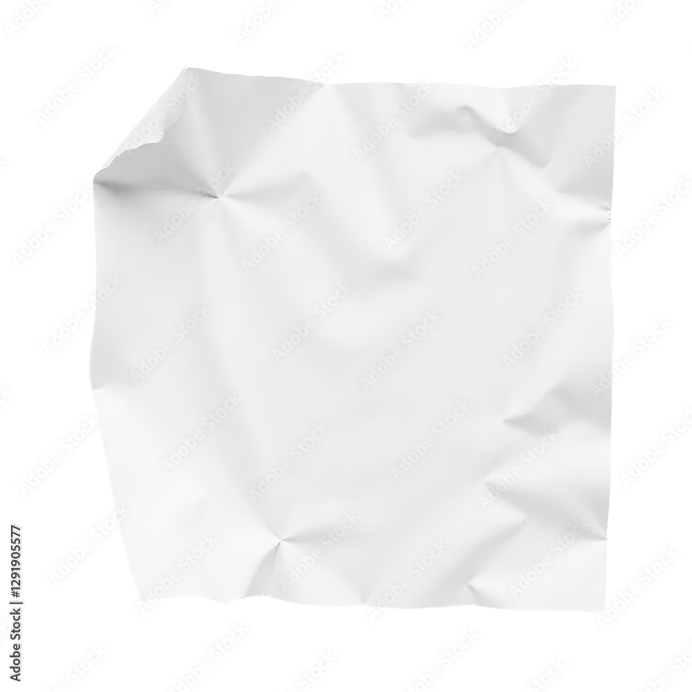 Obraz premium crumpled_white_paper_texture_background