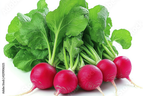 Freshly Picked Radishes for a Healthy Meal