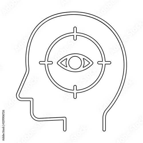 Influencer icon in line style
