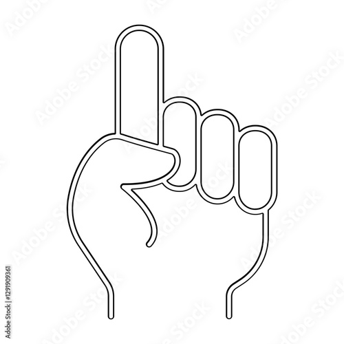 Idea icon in line style