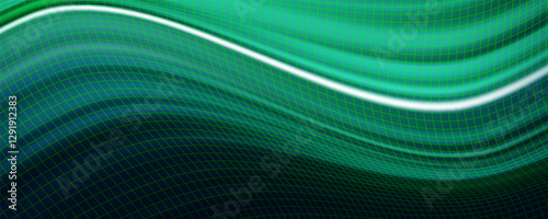 Digital technology speed connect blue green background, cyber nano information