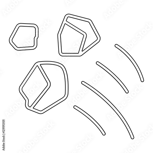 Violence icon in line style