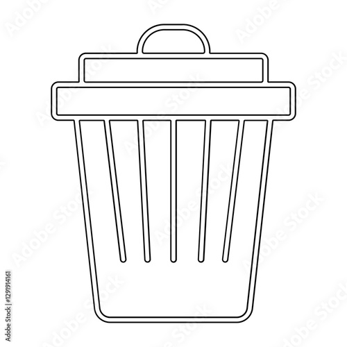 Delete icon in line style