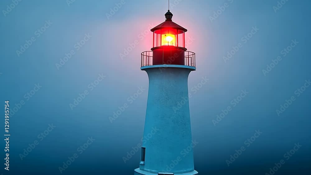 Grotta lighthouse surrounded by dense ocean fog near Reykjavik creates an atmospheric landscape, Grotta lighthouse in moody dense ocean fog, Reykjavik Iceland Grotta lighthouse surrounded by dense ocean fog near Reykjavik creates an atmospheric landscape, Grotta lighthouse in moody dense ocean fog, Reykjavik Iceland