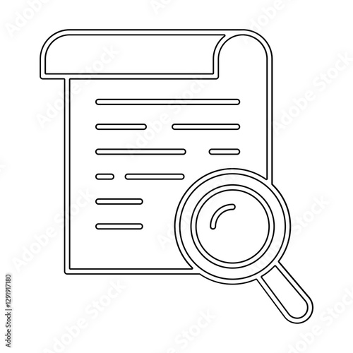 code of laws icon in line style