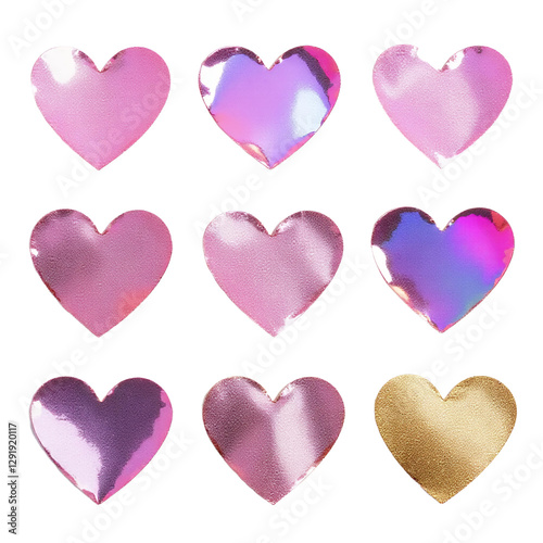Hearts-Pink-Gold-Valentine-Love-Background