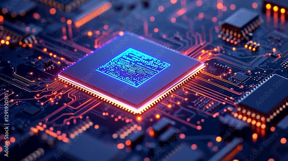 Circuit Board with CPU