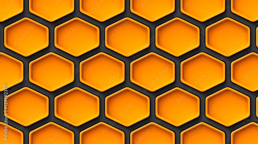 Hexagons forming honeycomb structure. Useful for backgrounds and patterns to convey connection concept Hexagons forming honeycomb structure. Useful for backgrounds and patterns to convey connection concept