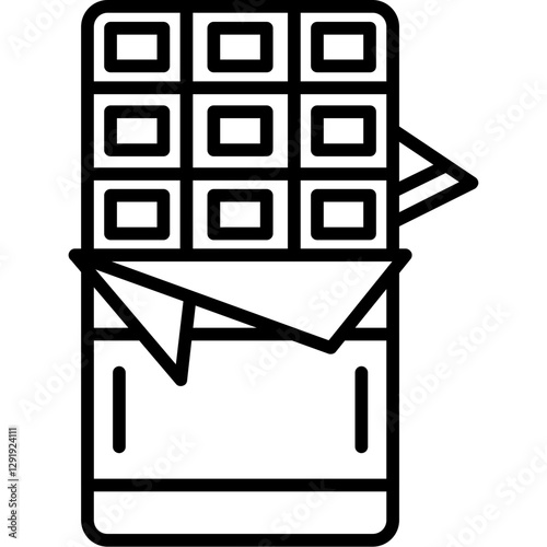 Sweet Chocolate Bar Icon