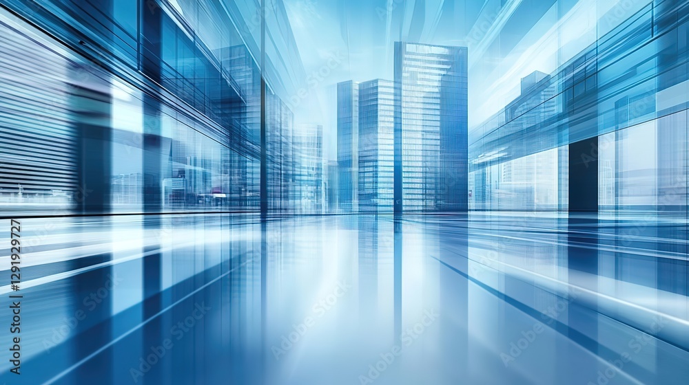 Empty modern business office skyscrapers. High-rise buildings in commercial district with blue sky. bright and clean high tech office background Empty modern business office skyscrapers. High-rise buildings in commercial district with blue sky. bright and clean high tech office background
