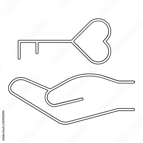 psychology icon in line style