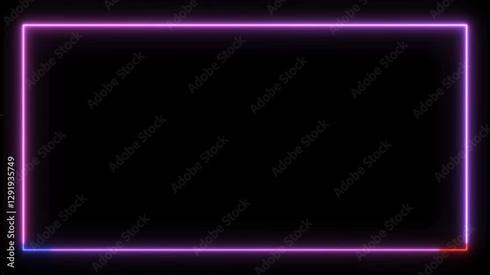 Abstract neon line picture frame background, glowing neon frame background animation,
Abstract neon line picture frame background, glowing neon frame background animation,