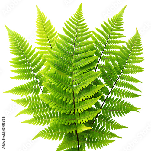 Lush Green Ferns: Types, Care & Growing Guide isolated on transparent background