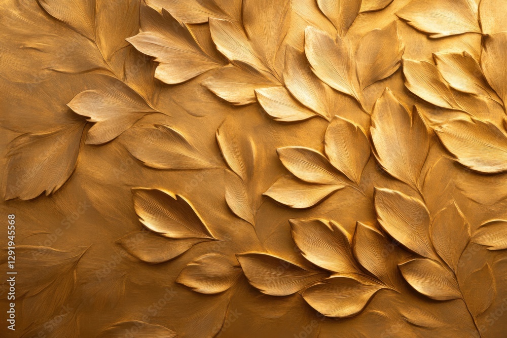 gold leaf embossed texture background