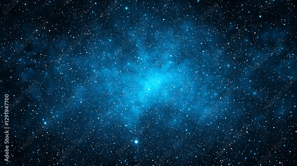 Fototapeta premium Nebula shines, glowing in starry night, abstract wallpaper, cosmic art, banner or background