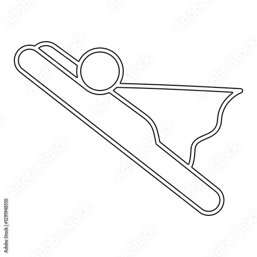 Man hero icon in line style