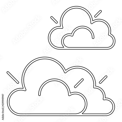 Explode icon in line style