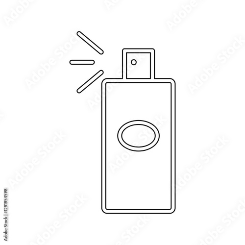 Hair spray icon in line style
