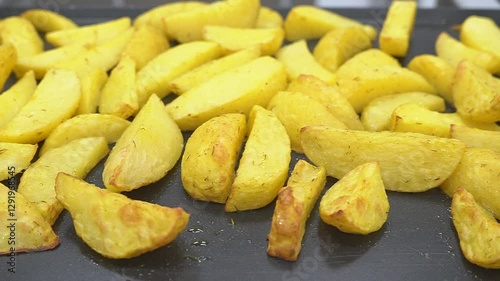 French fries cooked in a fryer