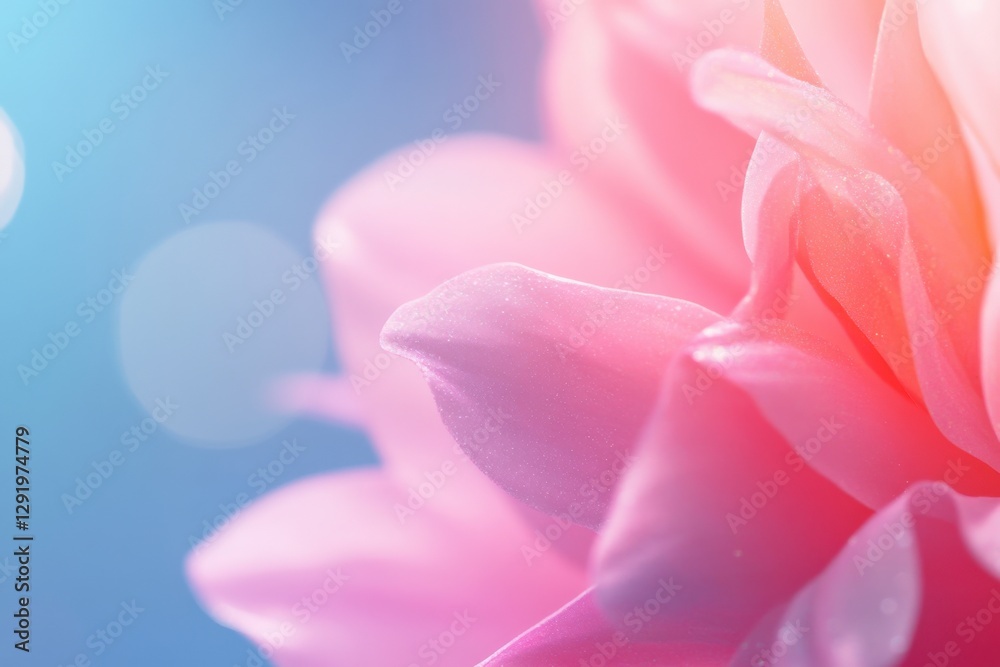 Macro of a Pink Flower Macro of a Pink Flower