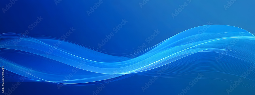 Blue background vector presentation design with wavy lines and soft curves
Blue background vector presentation design with wavy lines and soft curves